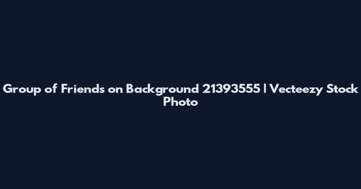 Group of Friends on Background 21393555 | Vecteezy Stock Photo