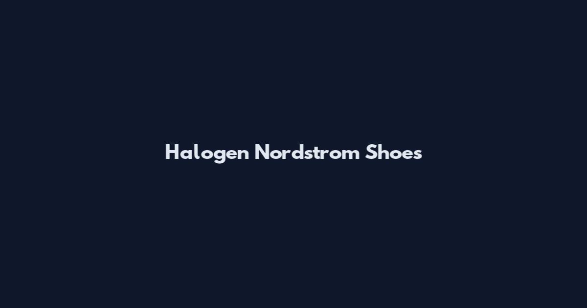 Halogen Nordstrom Shoes