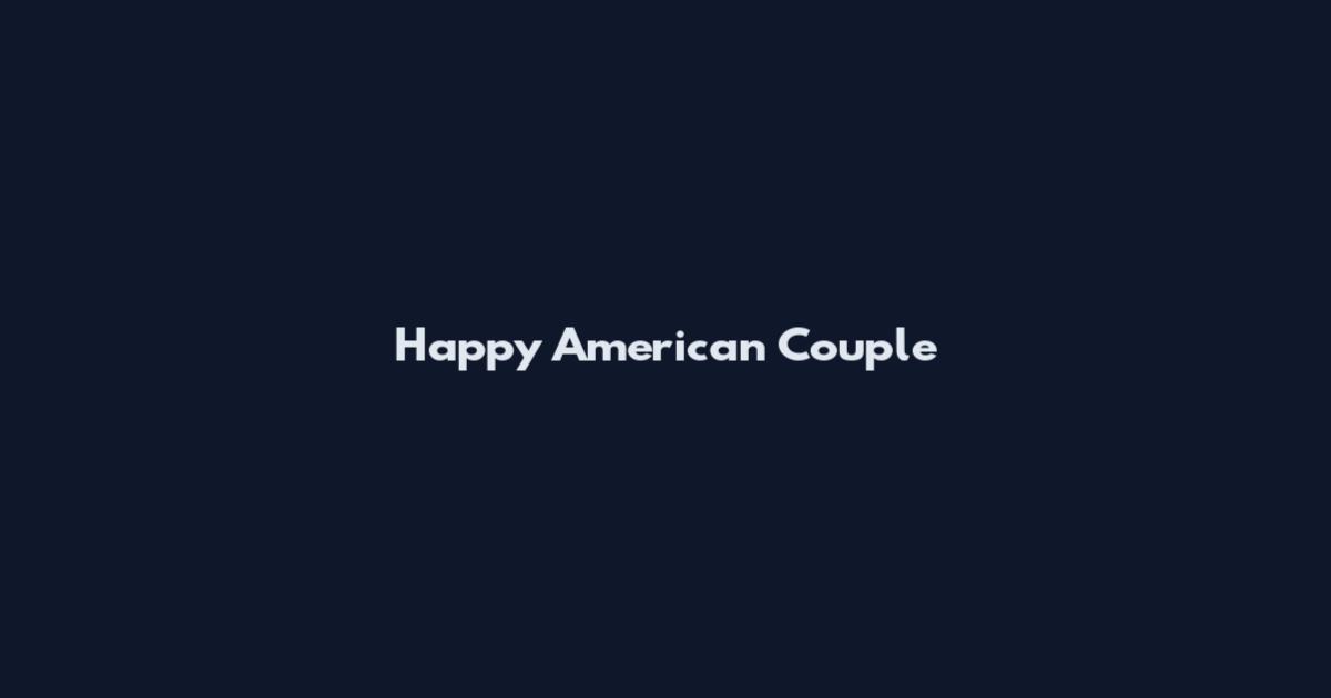 Happy American Couple