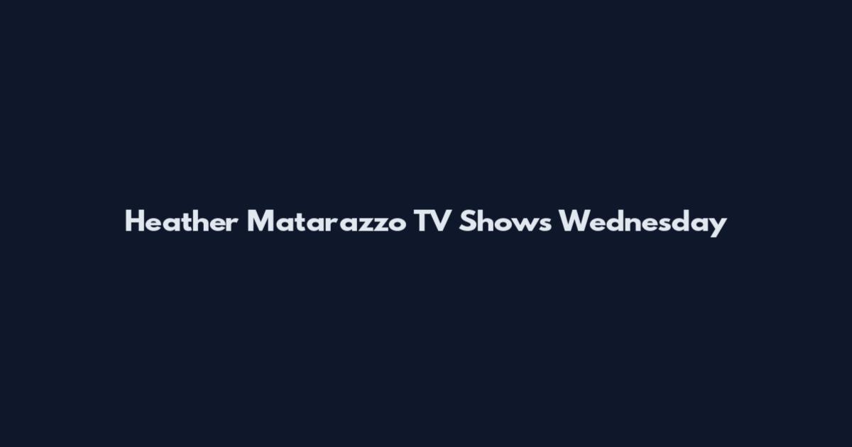 Heather Matarazzo TV Shows Wednesday