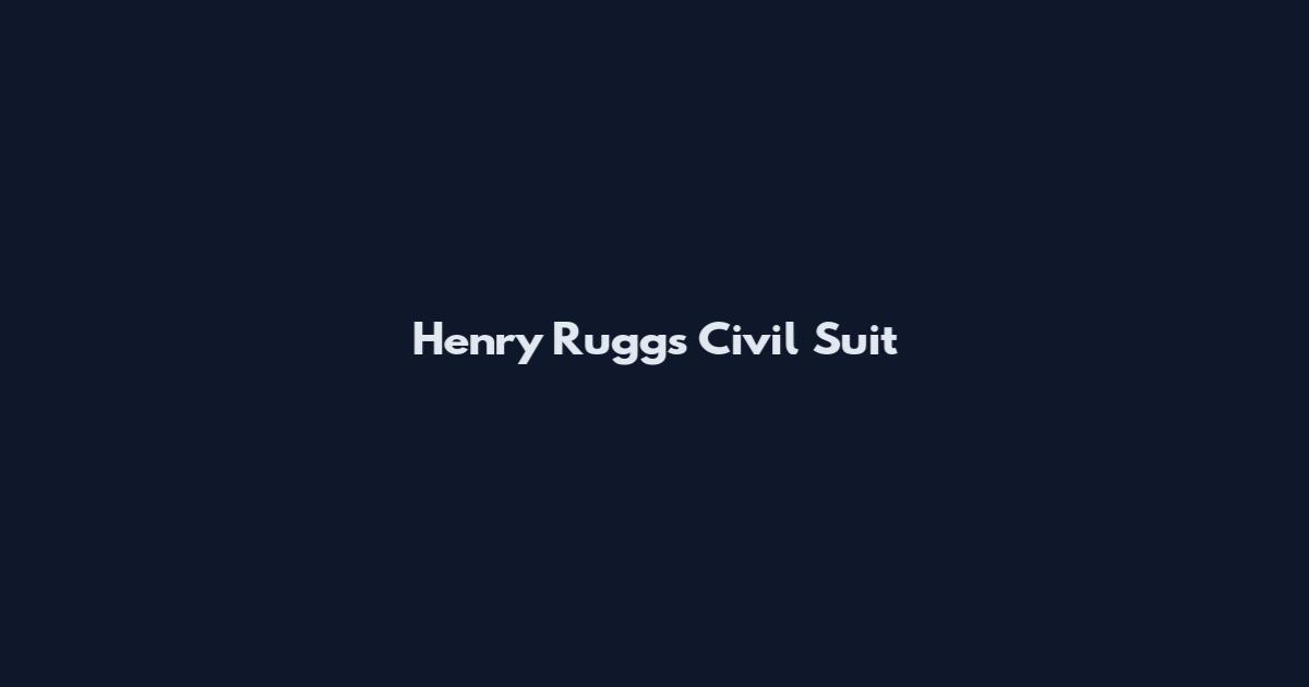 Henry Ruggs Civil Suit