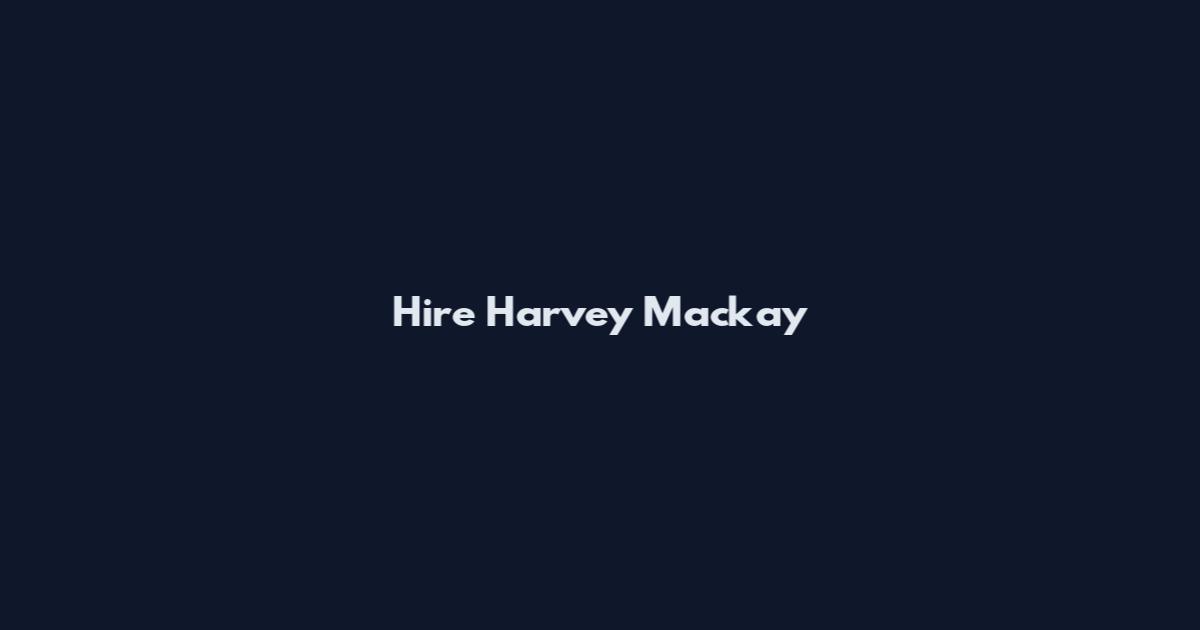 Hire Harvey Mackay