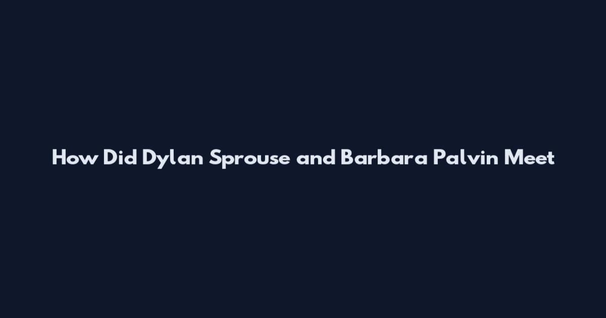 How Did Dylan Sprouse and Barbara Palvin Meet