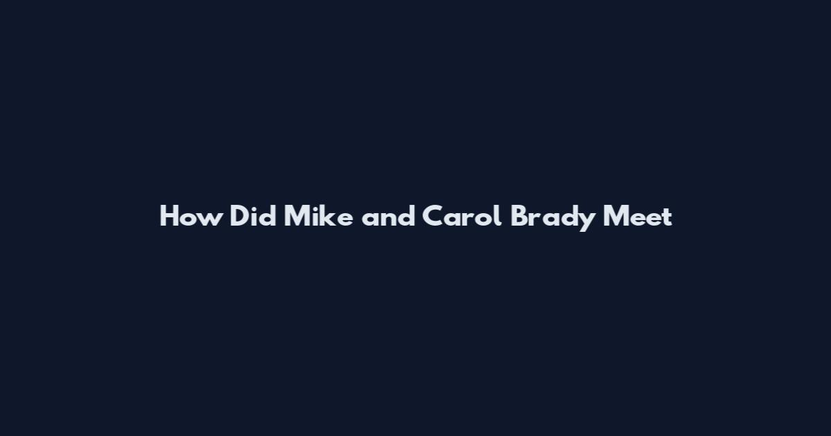 How Did Mike and Carol Brady Meet