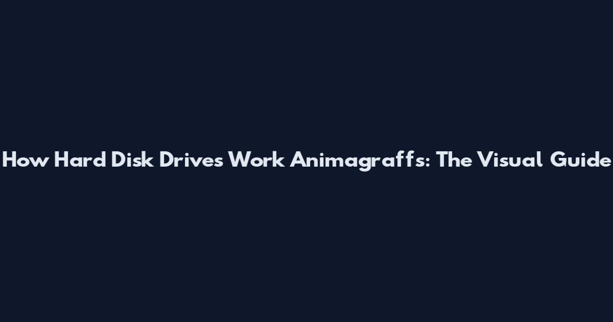 How Hard Disk Drives Work Animagraffs: The Visual Guide