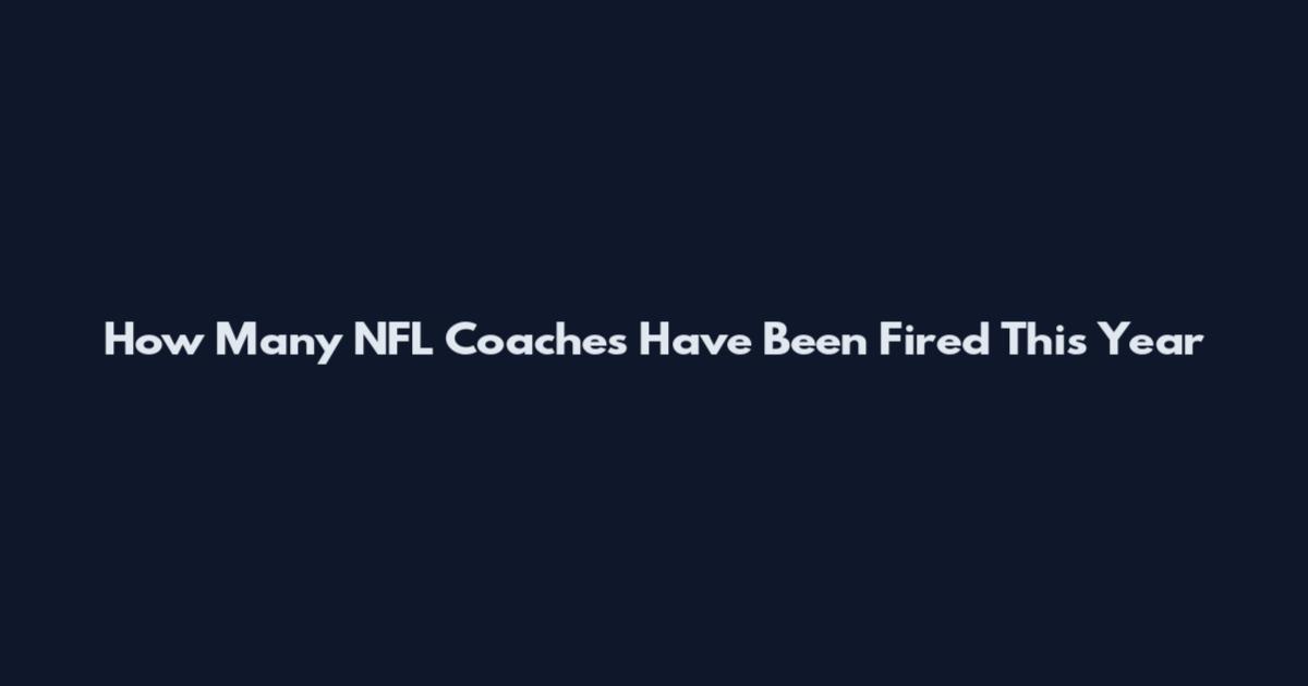 How Many NFL Coaches Have Been Fired This Year