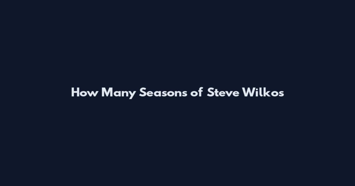 How Many Seasons of Steve Wilkos