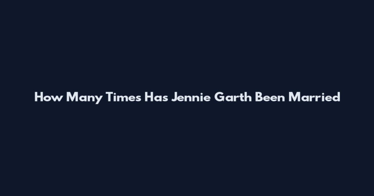 How Many Times Has Jennie Garth Been Married