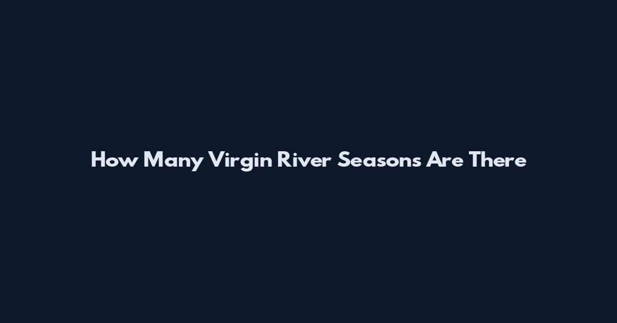 How Many Virgin River Seasons Are There