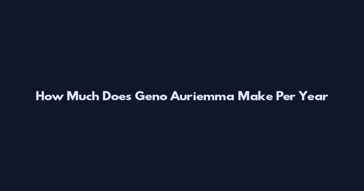 How Much Does Geno Auriemma Make Per Year