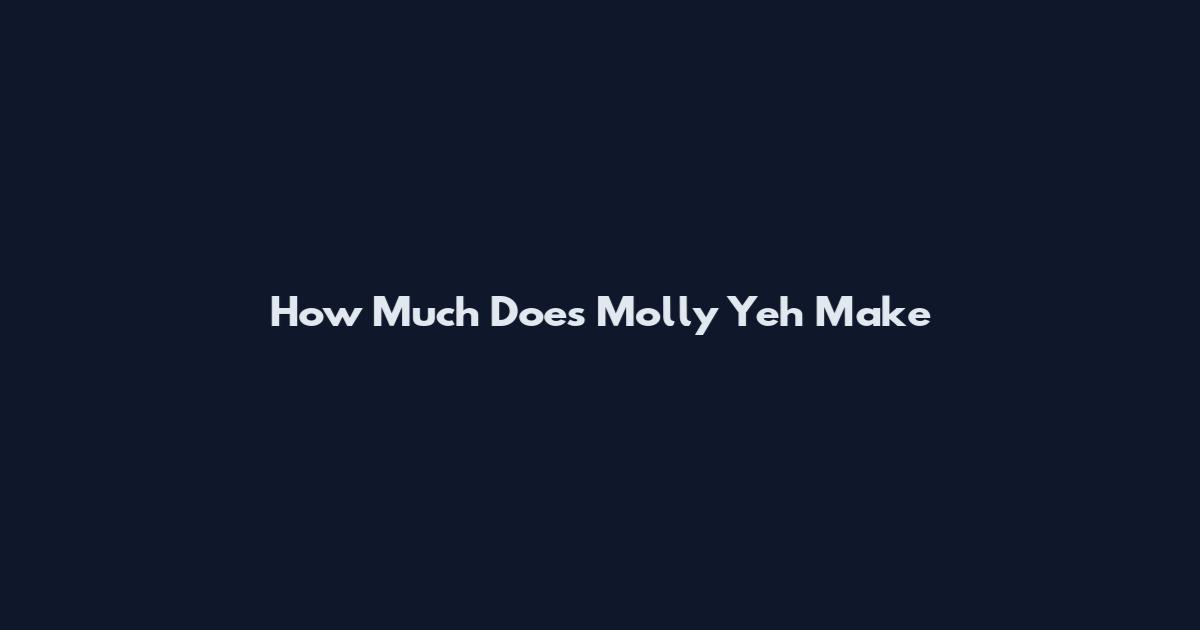 How Much Does Molly Yeh Make
