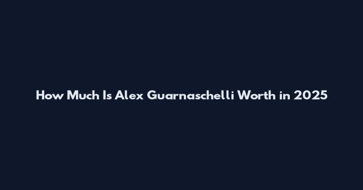 How Much Is Alex Guarnaschelli Worth in 2025