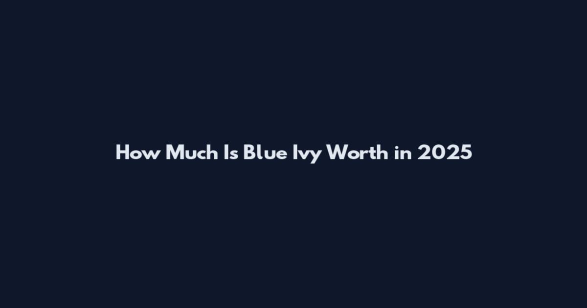 How Much Is Blue Ivy Worth in 2025