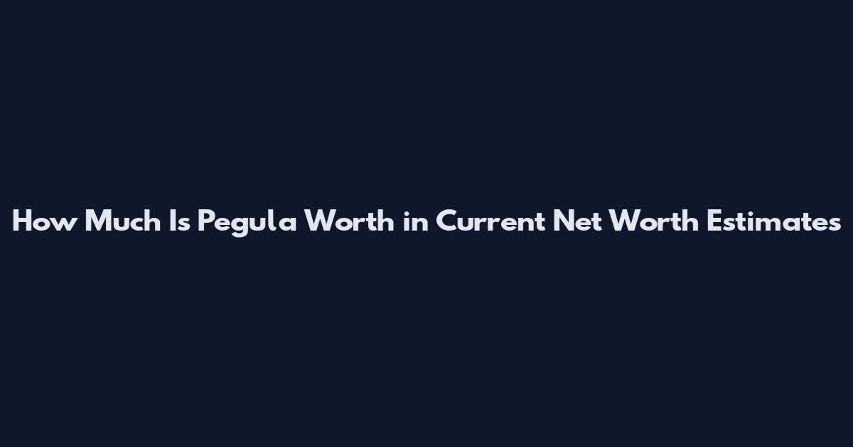 How Much Is Pegula Worth in Current Net Worth Estimates