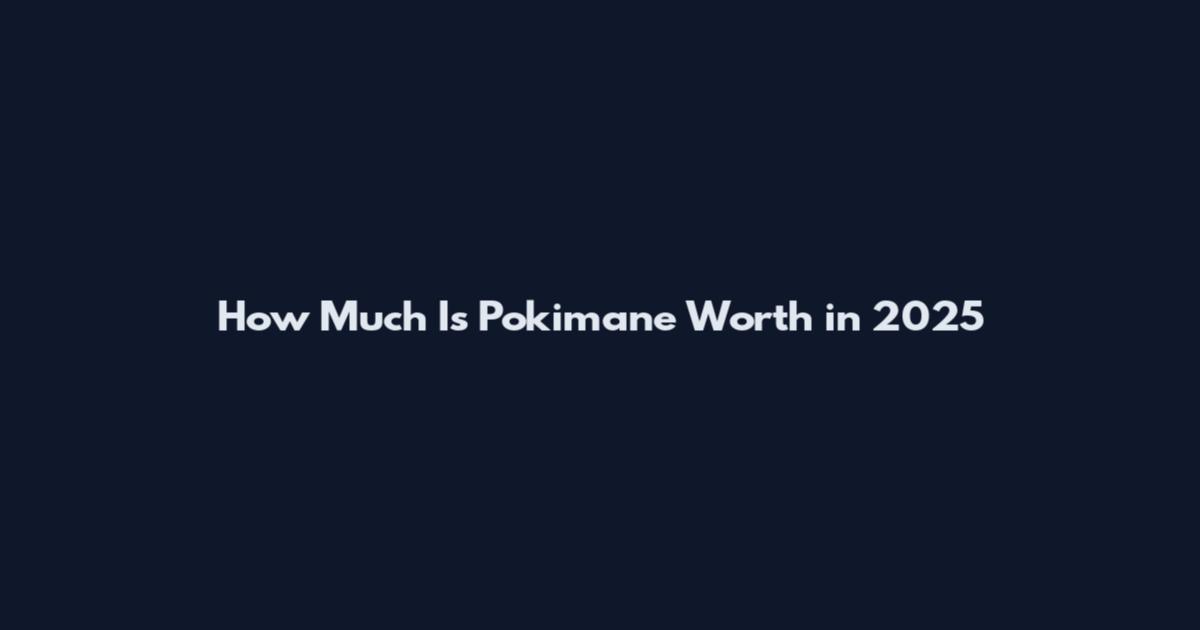 How Much Is Pokimane Worth in 2025