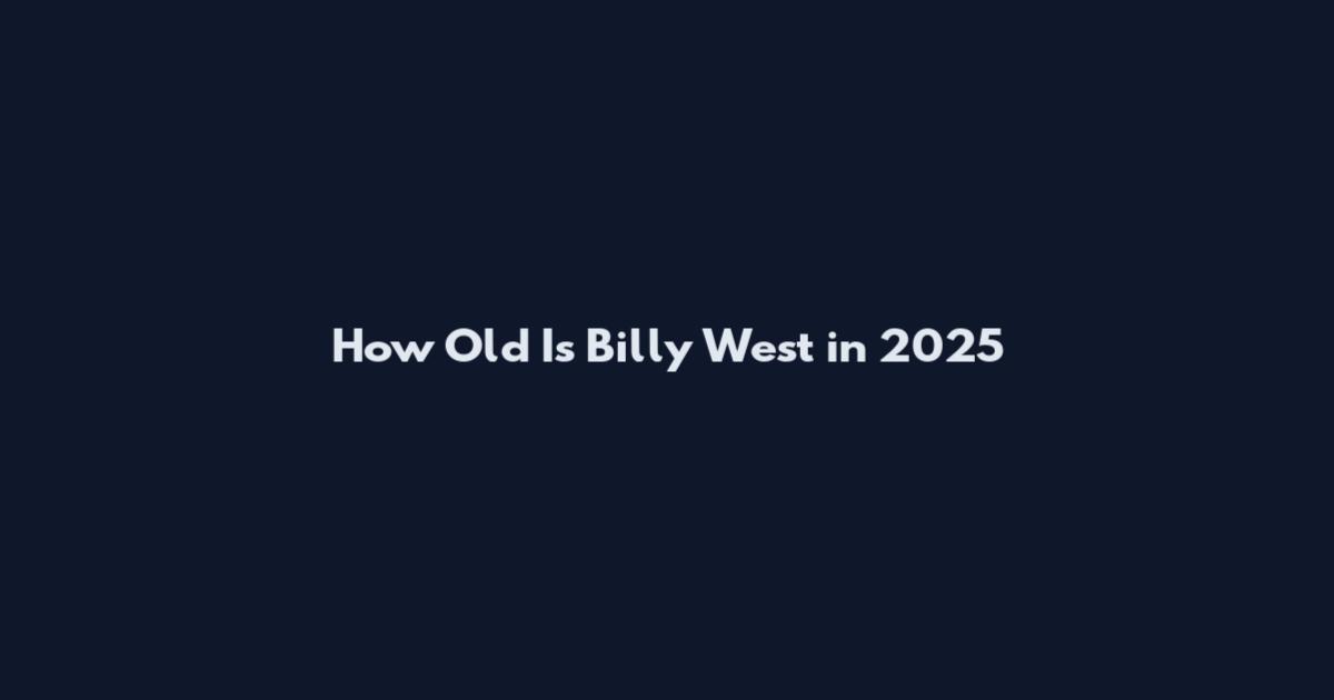 How Old Is Billy West in 2025