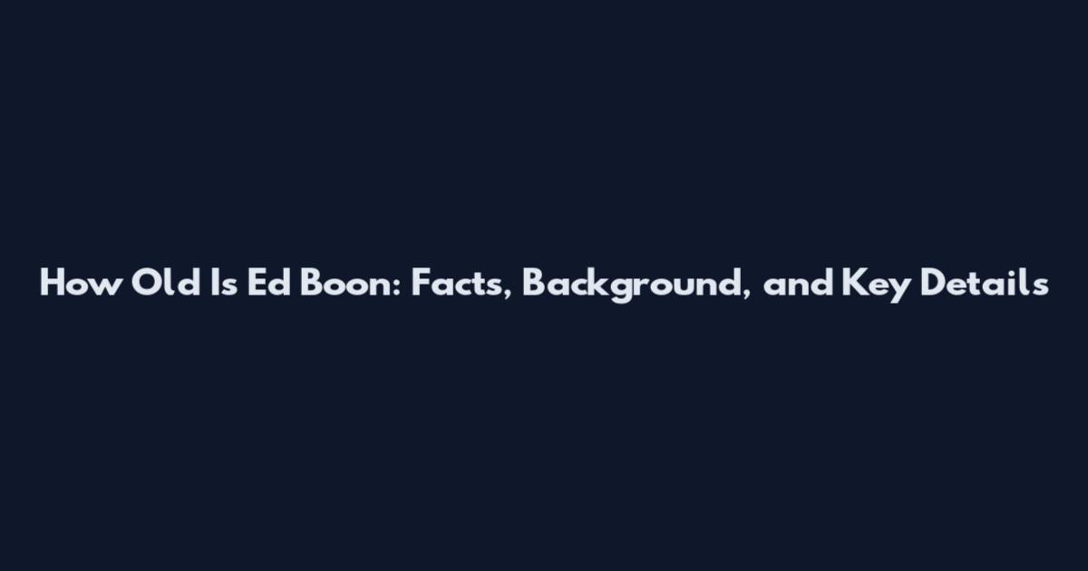 How Old Is Ed Boon: Facts, Background, and Key Details