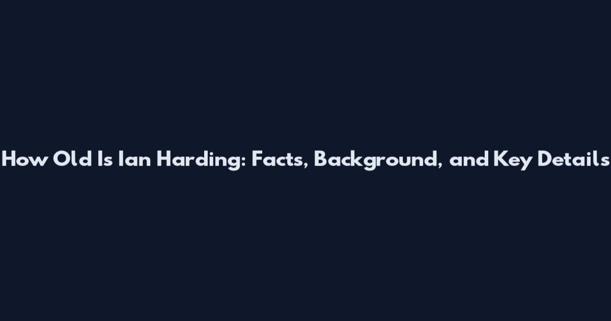 How Old Is Ian Harding: Facts, Background, and Key Details
