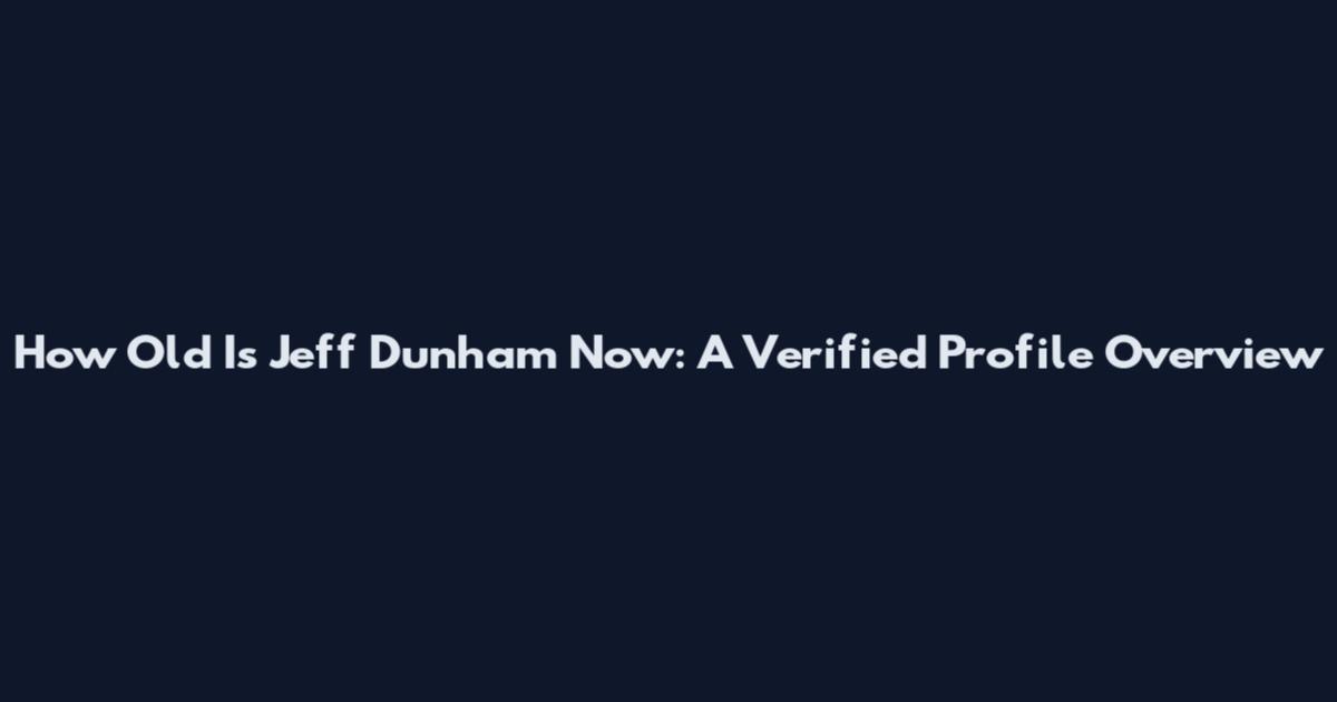 How Old Is Jeff Dunham Now: A Verified Profile Overview