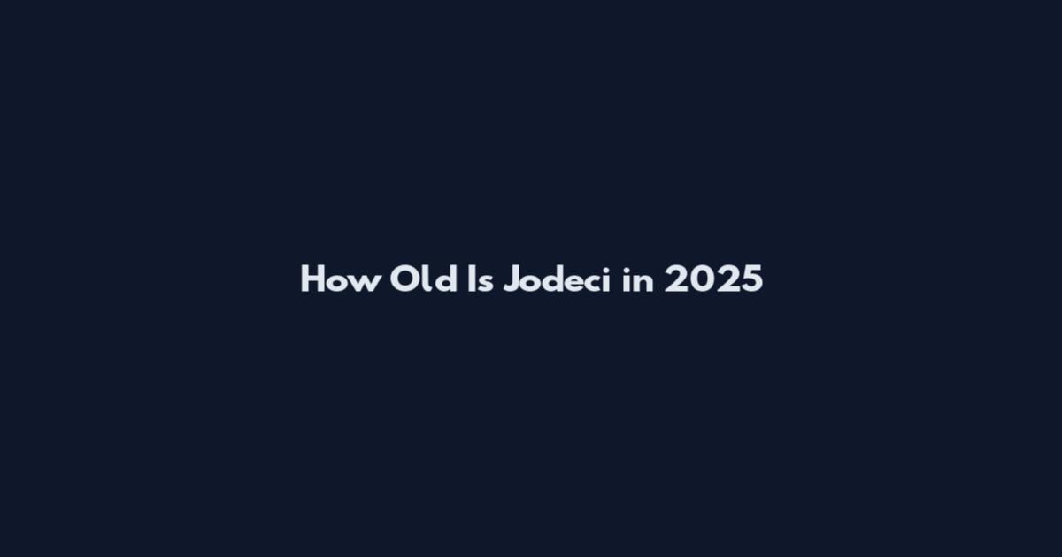 How Old Is Jodeci in 2025