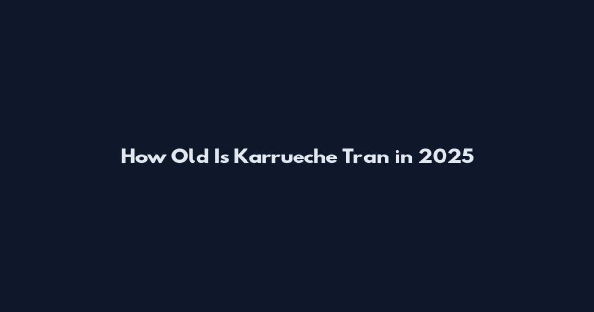 How Old Is Karrueche Tran in 2025