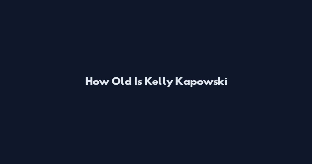 How Old Is Kelly Kapowski