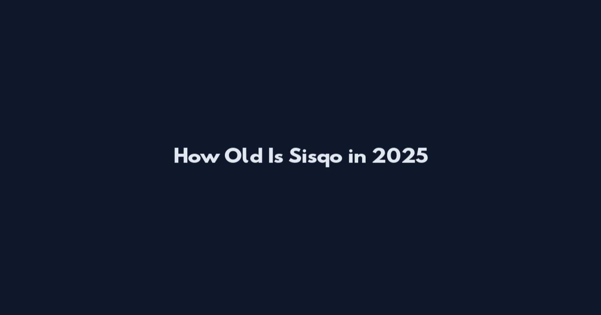How Old Is Sisqo in 2025