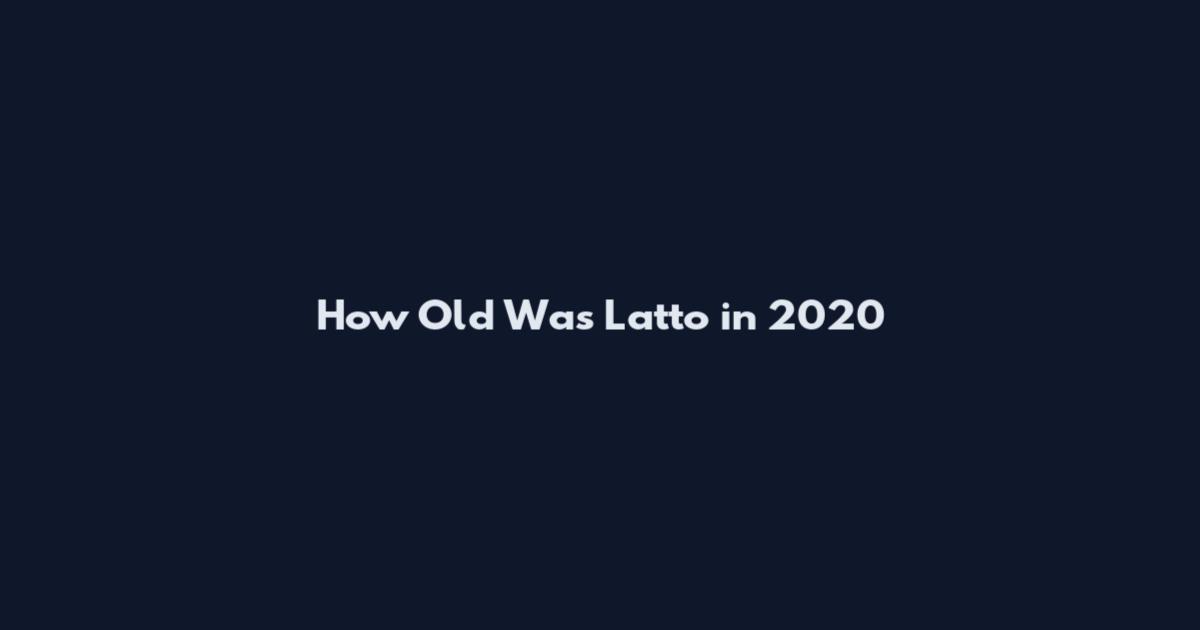 How Old Was Latto in 2020