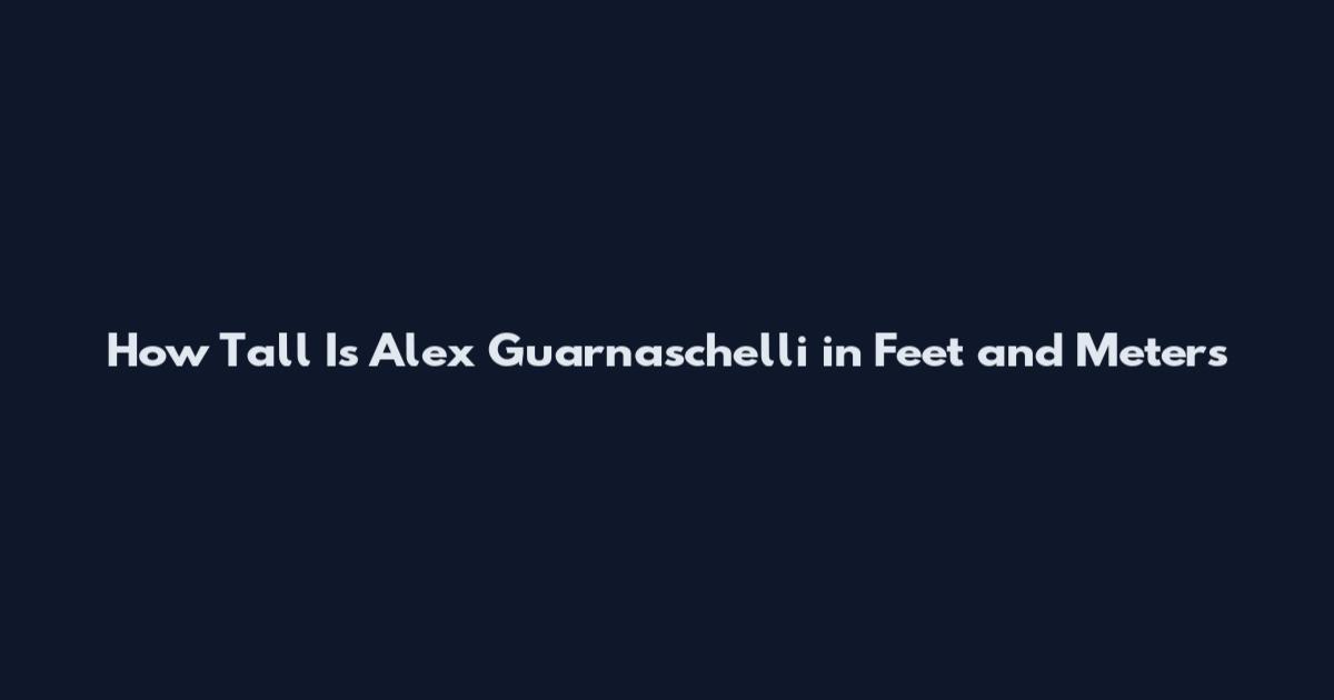 How Tall Is Alex Guarnaschelli in Feet and Meters
