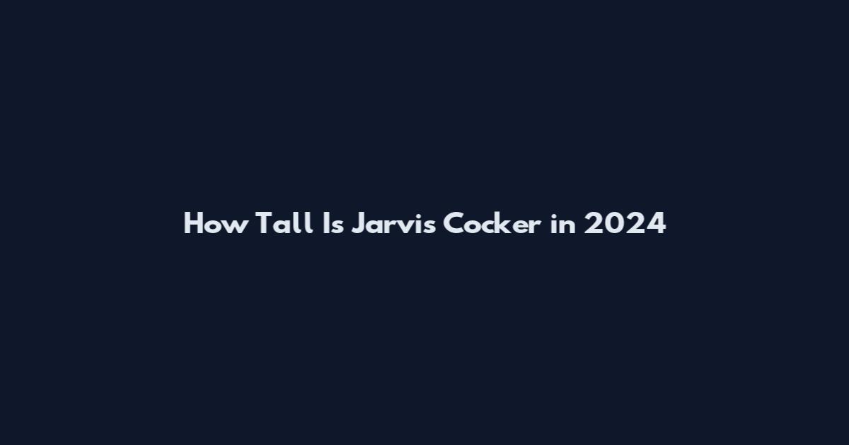 How Tall Is Jarvis Cocker in 2024