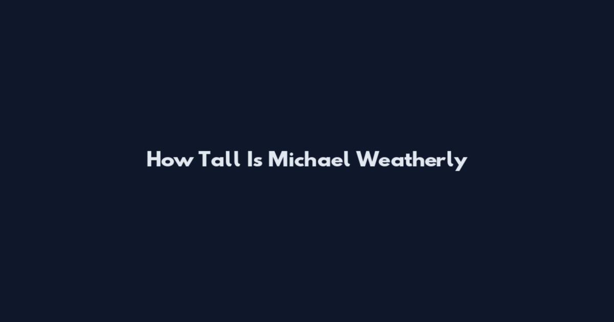 How Tall Is Michael Weatherly