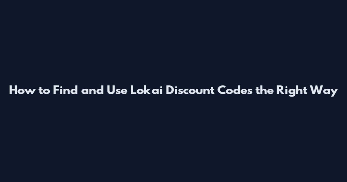 How to Find and Use Lokai Discount Codes the Right Way