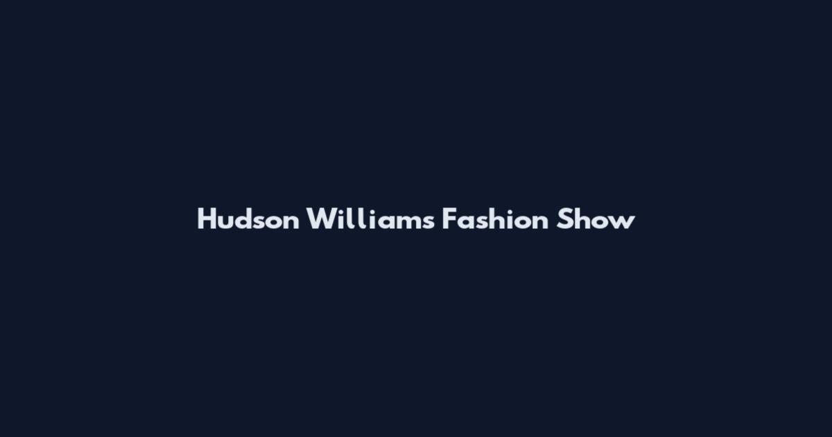 Hudson Williams Fashion Show