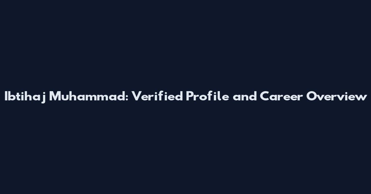 Ibtihaj Muhammad: Verified Profile and Career Overview