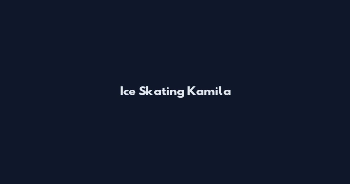 Ice Skating Kamila