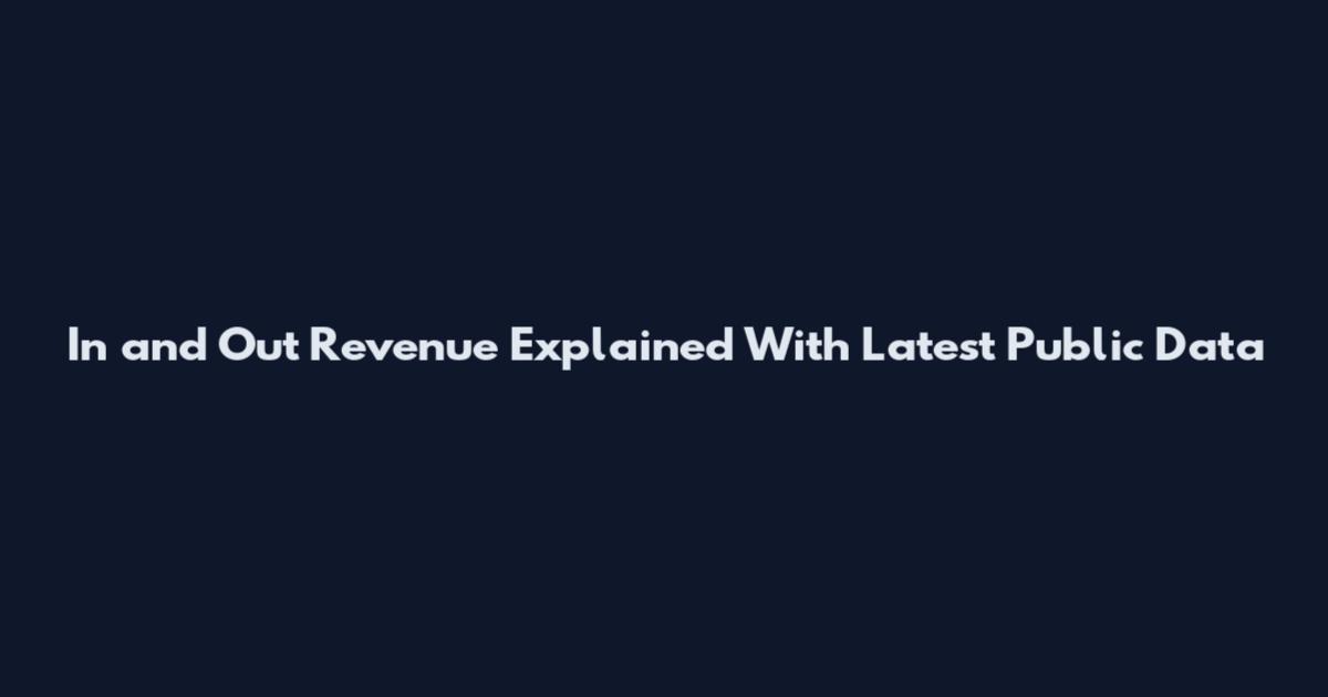 In and Out Revenue Explained With Latest Public Data