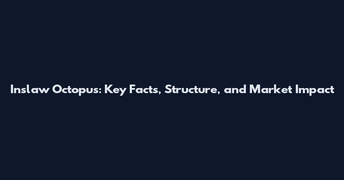 Inslaw Octopus: Key Facts, Structure, and Market Impact