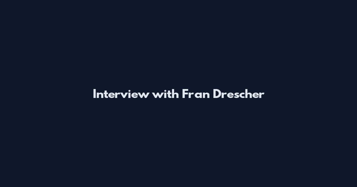Interview with Fran Drescher