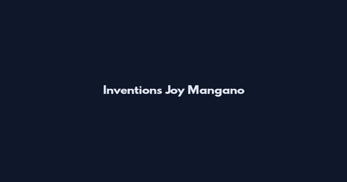 Inventions Joy Mangano