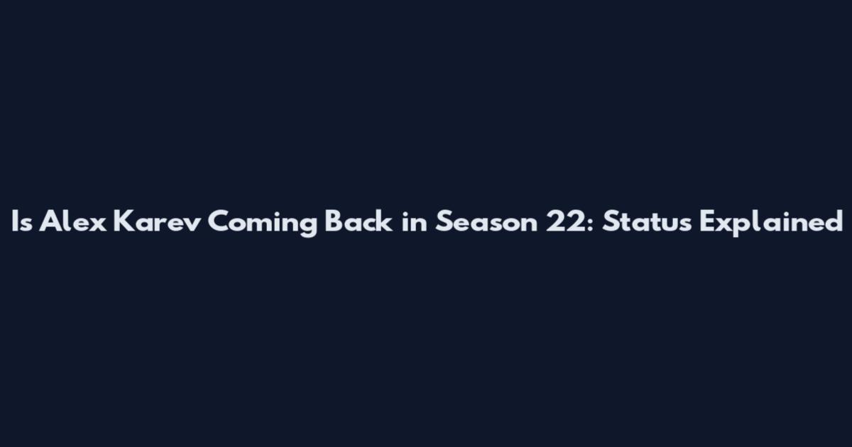 Is Alex Karev Coming Back in Season 22: Status Explained