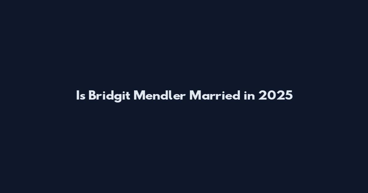 Is Bridgit Mendler Married in 2025
