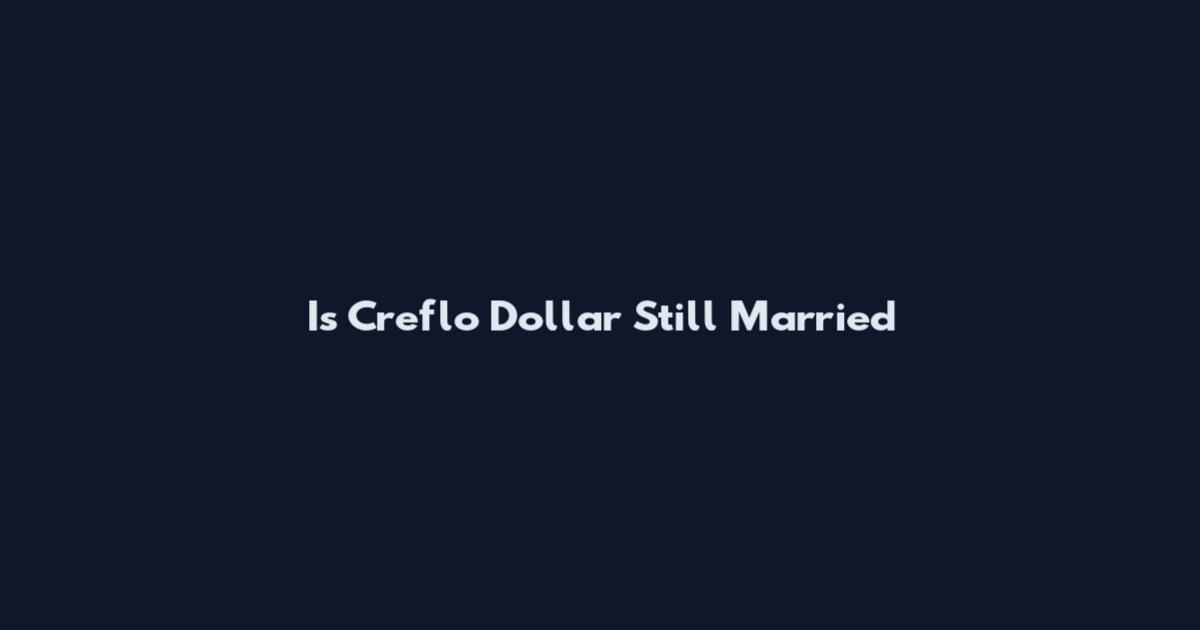 Is Creflo Dollar Still Married