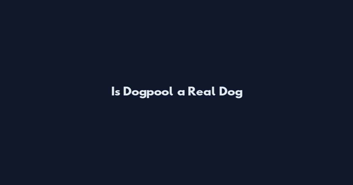 Is Dogpool a Real Dog