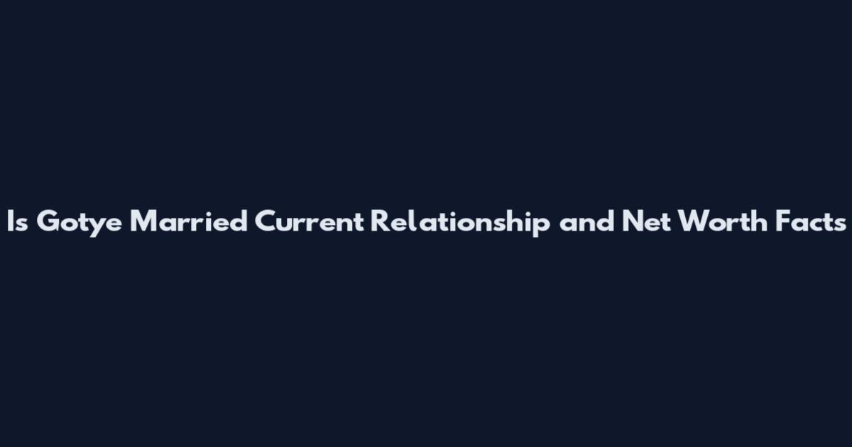 Is Gotye Married Current Relationship and Net Worth Facts
