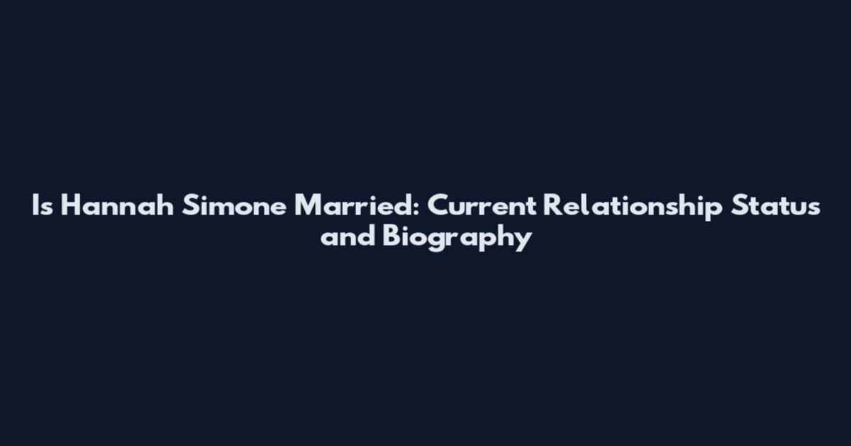 Is Hannah Simone Married: Current Relationship Status and Biography