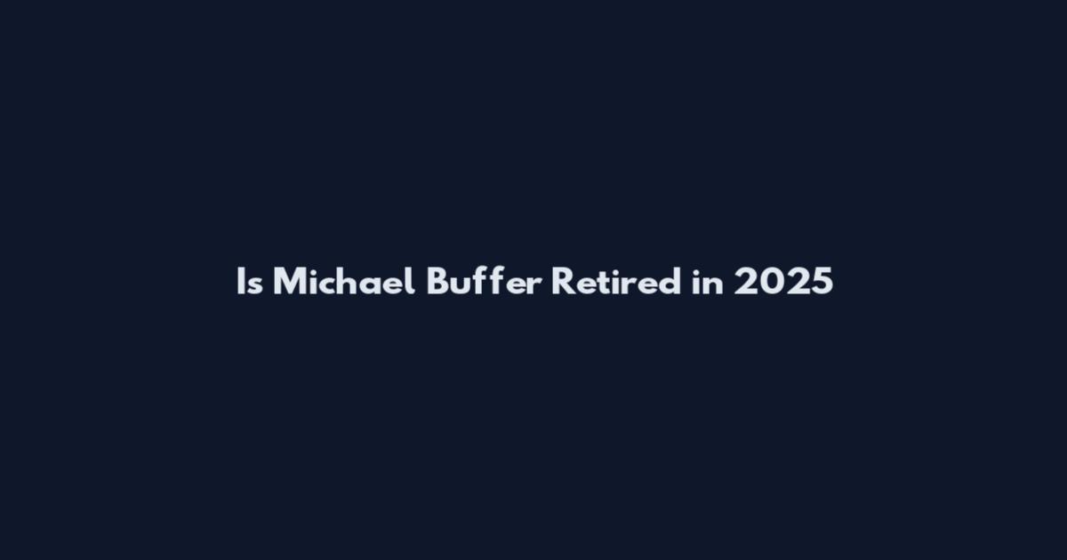 Is Michael Buffer Retired in 2025
