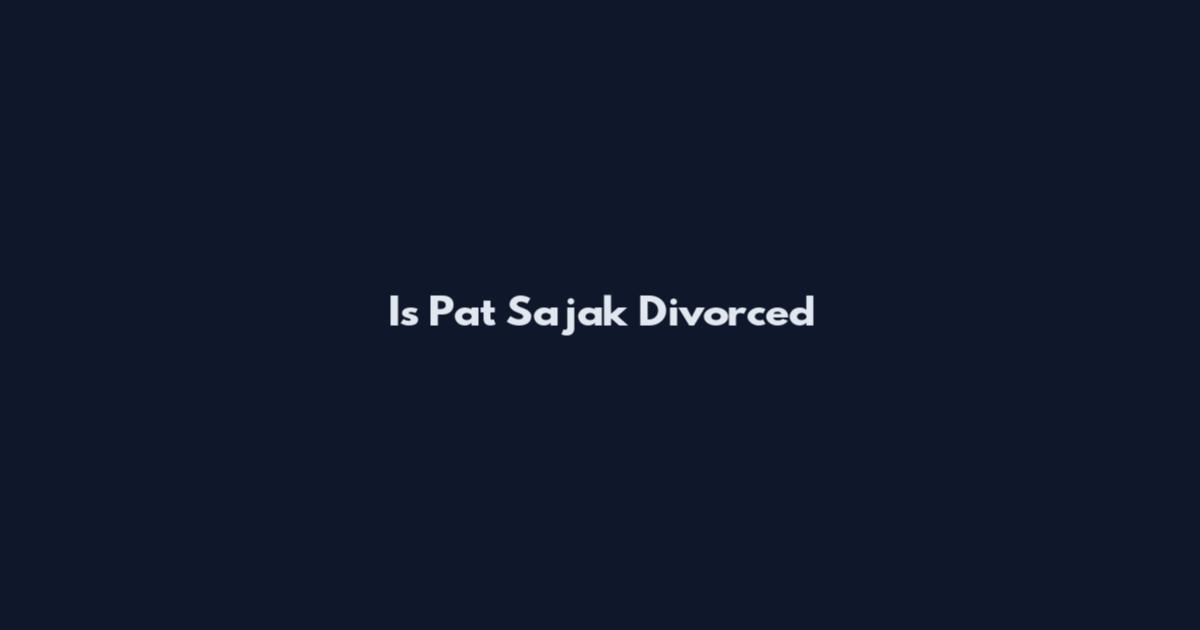Is Pat Sajak Divorced