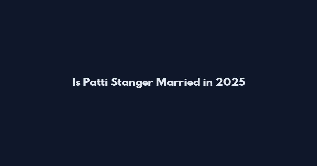 Is Patti Stanger Married in 2025