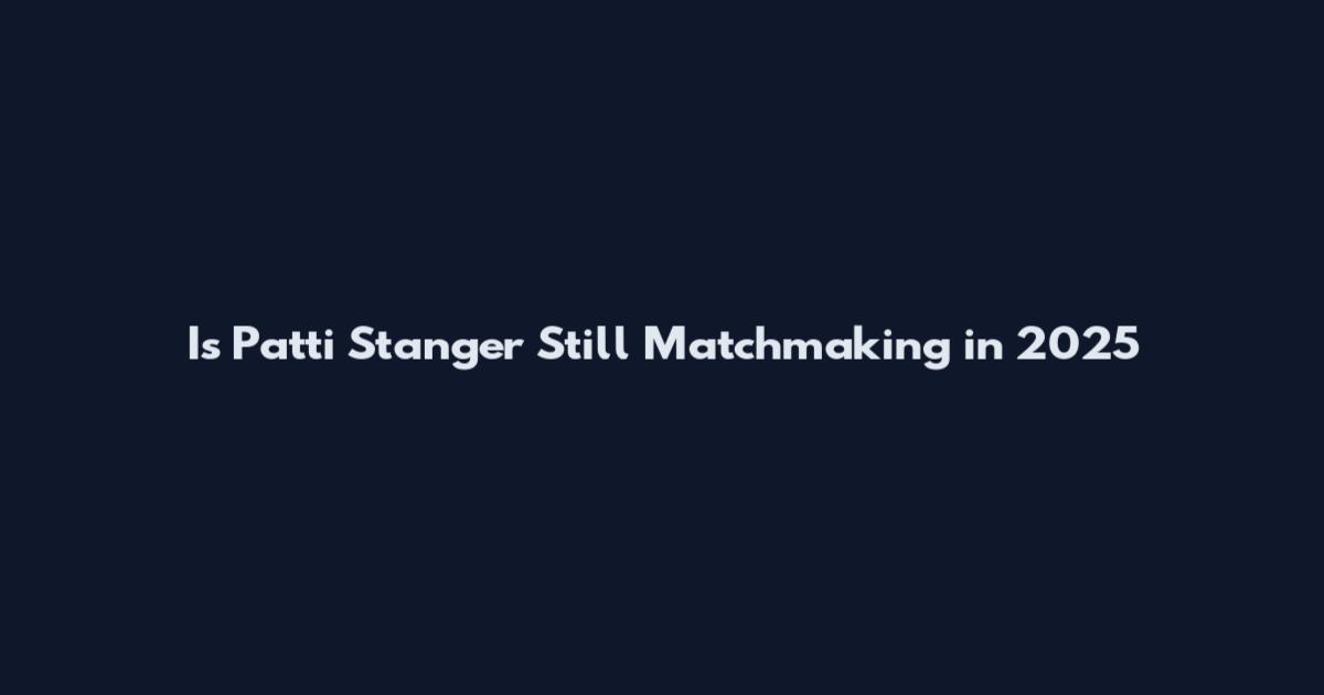Is Patti Stanger Still Matchmaking in 2025