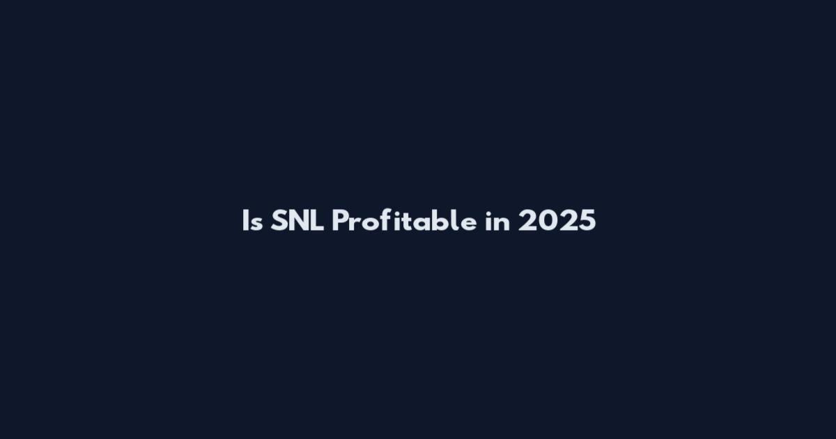 Is SNL Profitable in 2025